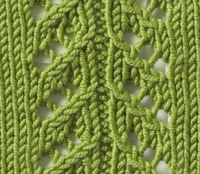 Knitting Stitch Library - Pointelle Lace Stitch