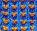 Knitting Stitch Library - Slip Stitch Mosaic Pattern